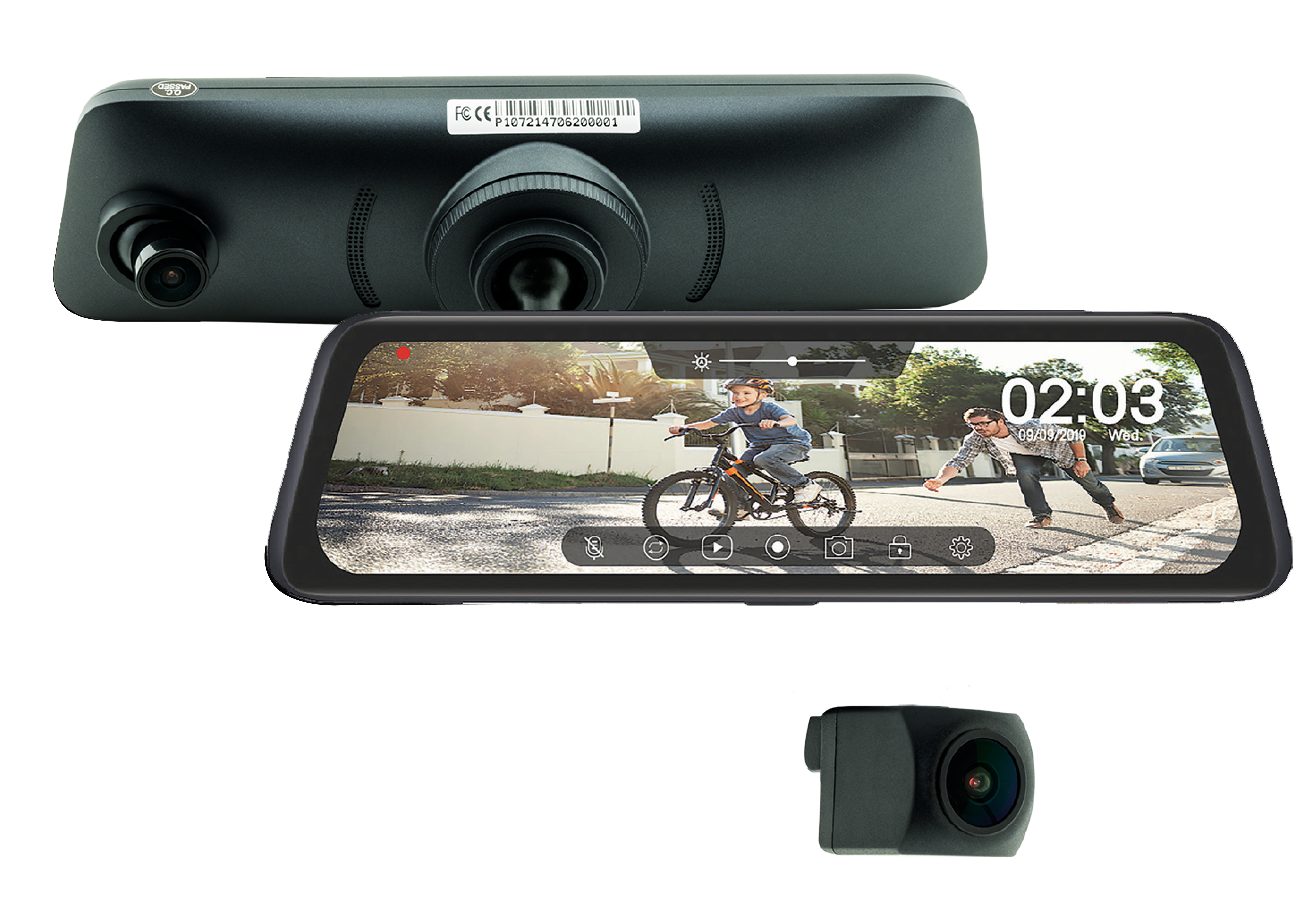 Cameras with Front and Rear Views.