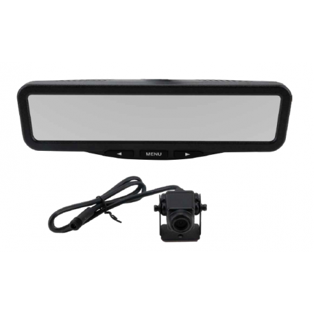 9” Full View Universal Mount Mirror Monitor and AHD Camera