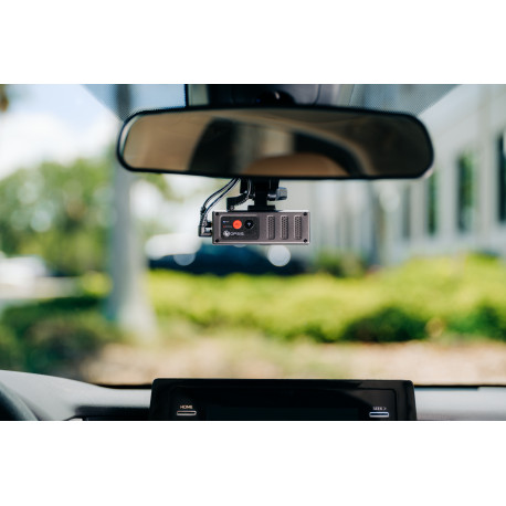 FHD 2-Channel Windshield Mount DVR with Interior Rear Facing Camera