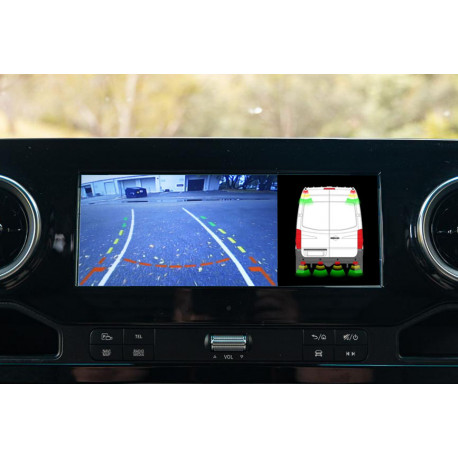 LANCE CHANGE ASSISTANCE FOR MERCEDES-BENZ SPRINTER VANS (WITH FACTORY 10.25" DISPLAY RADIO)