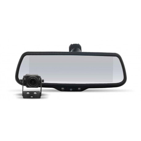 7.3” REAR-VIEW MIRROR MONITOR WITH OPTIONAL BACK-UP SENSOR OVERLAY