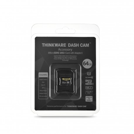 64 GB SD Card for Thinkware Dash Cams (all models)