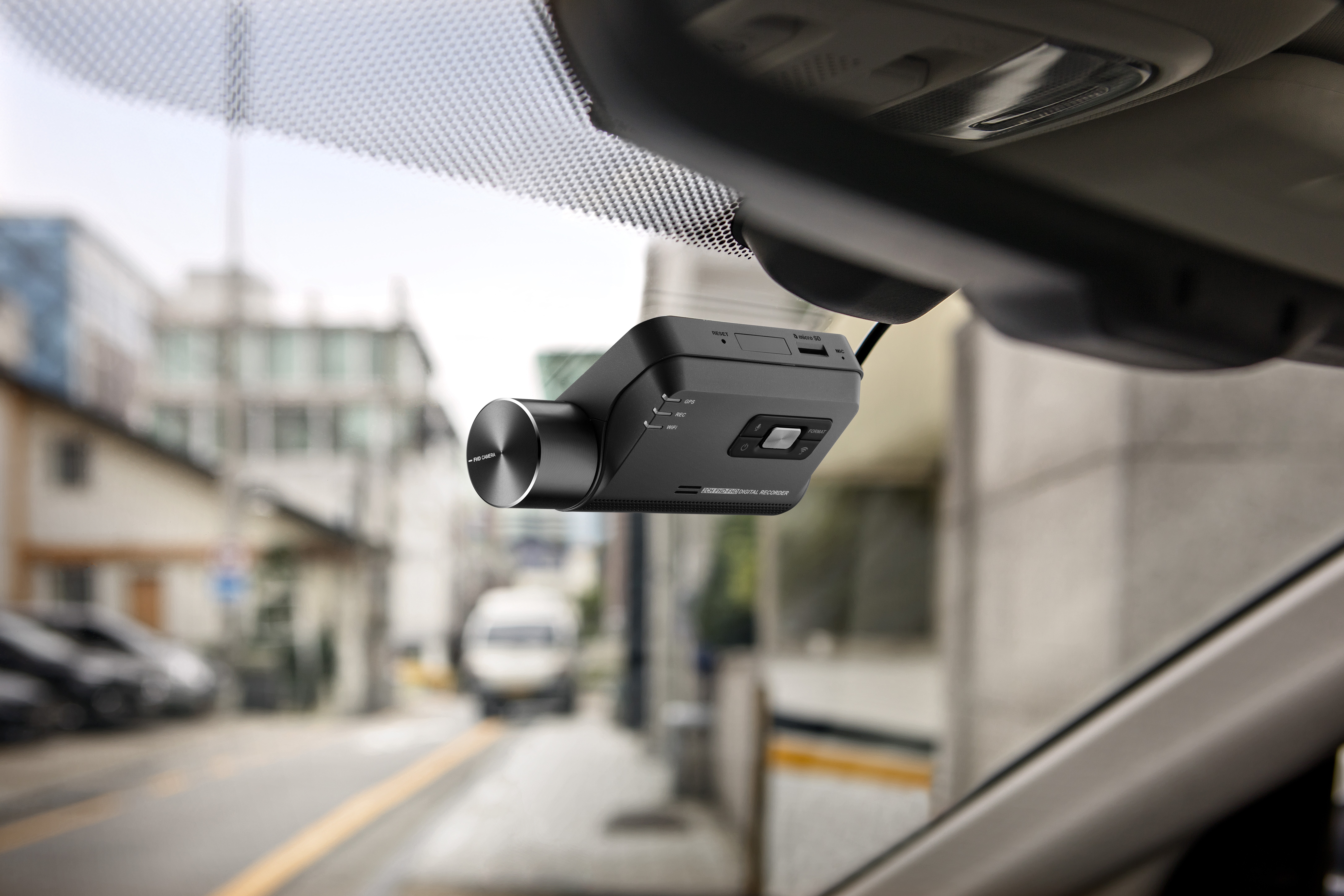 Full HD Front Dash Cam with ADAS, 32GB SD Card, IR Interior Facing Camera  and OBD II T-Harness. - EchoMaster